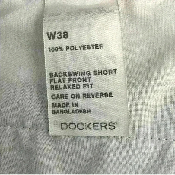 Dockers Men's Backswing Shorts Black Flat Front D4 Relaxed Fit Golf Comfort 38 - Picture 7 of 9